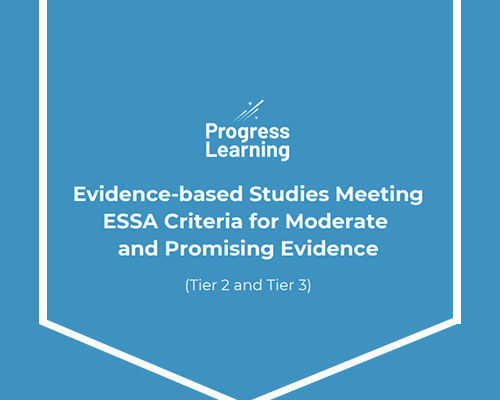 Featured Image for Evidence-based Studies Meeting ESSA Criteria for Moderate and Promising Evidence